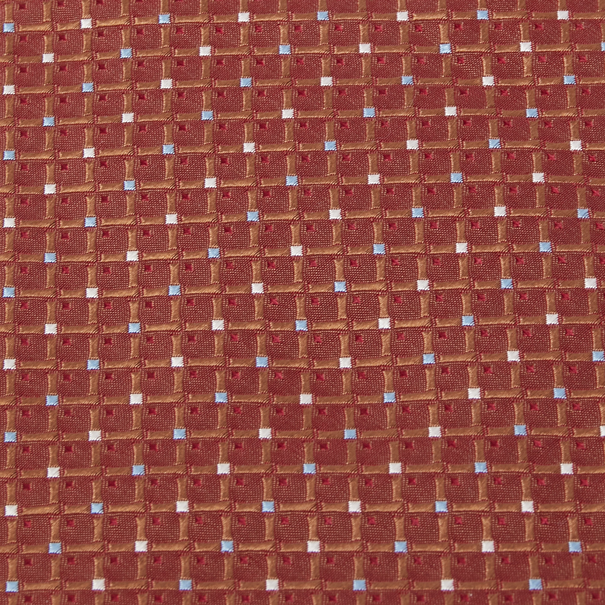 

Valentino Vintage Burnt Orange Silk Traditional Tie