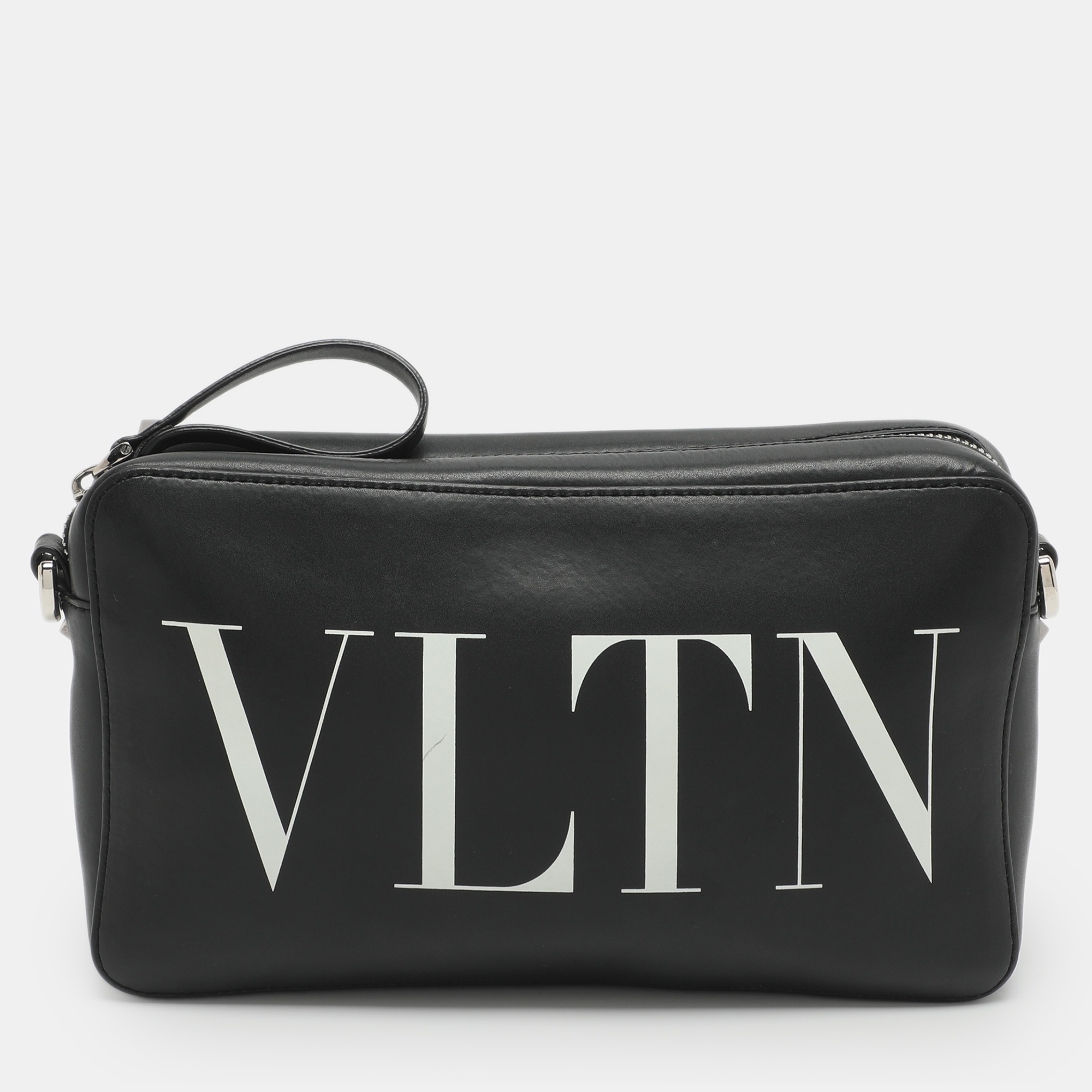 

Valentino VLTN Black Leather Crossbody Bag