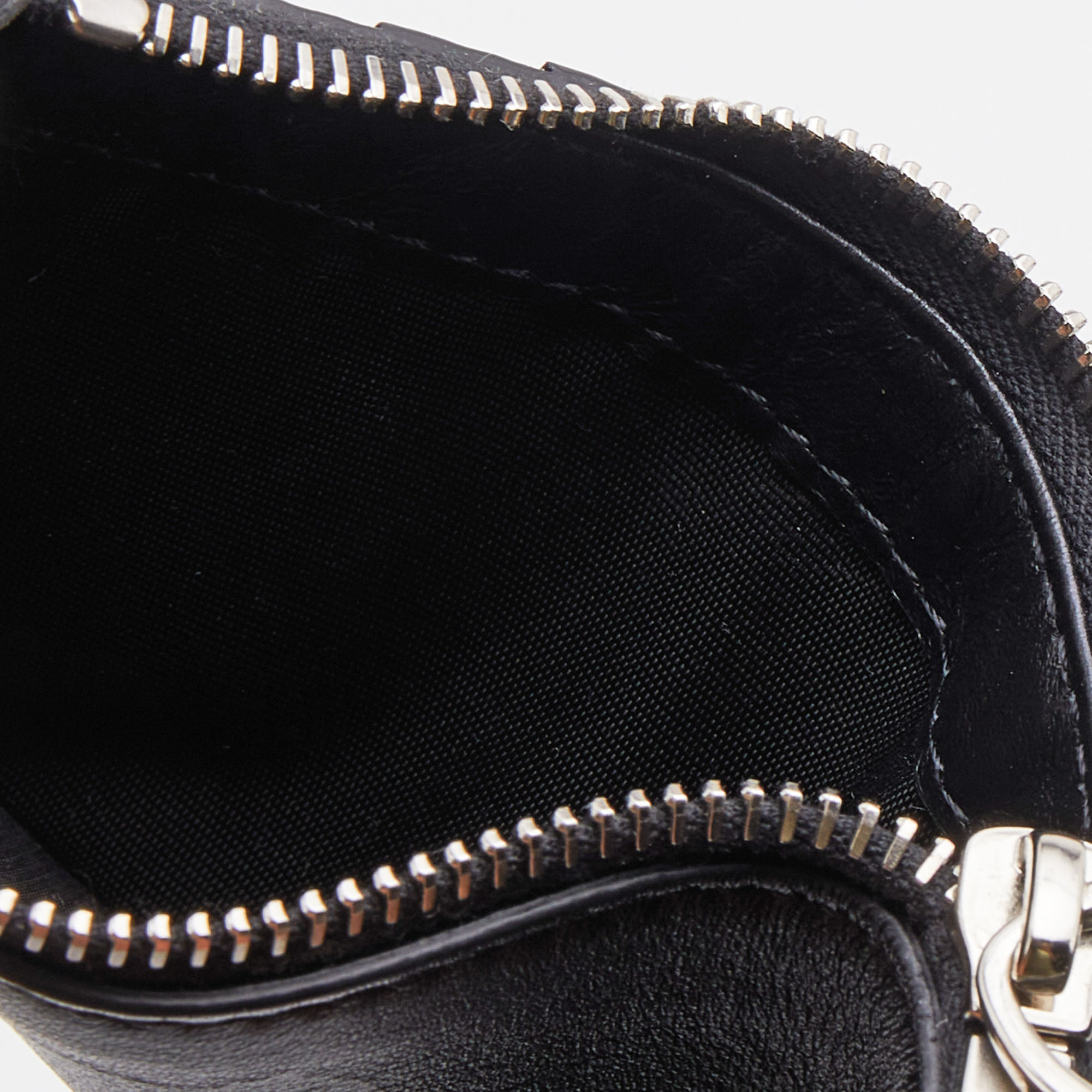 

Valentino Black Leather Card Holder