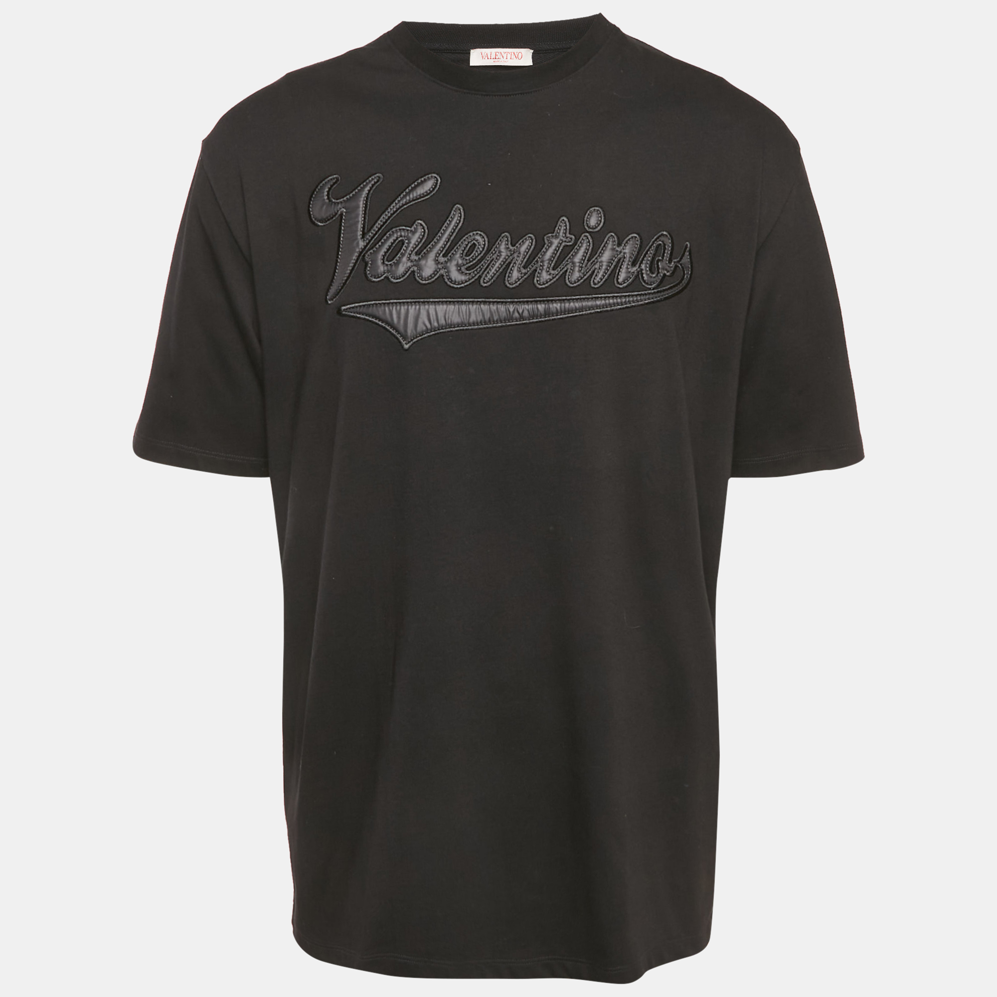 

Valentino Black Embroidered Regular Fit T-Shirt XXL