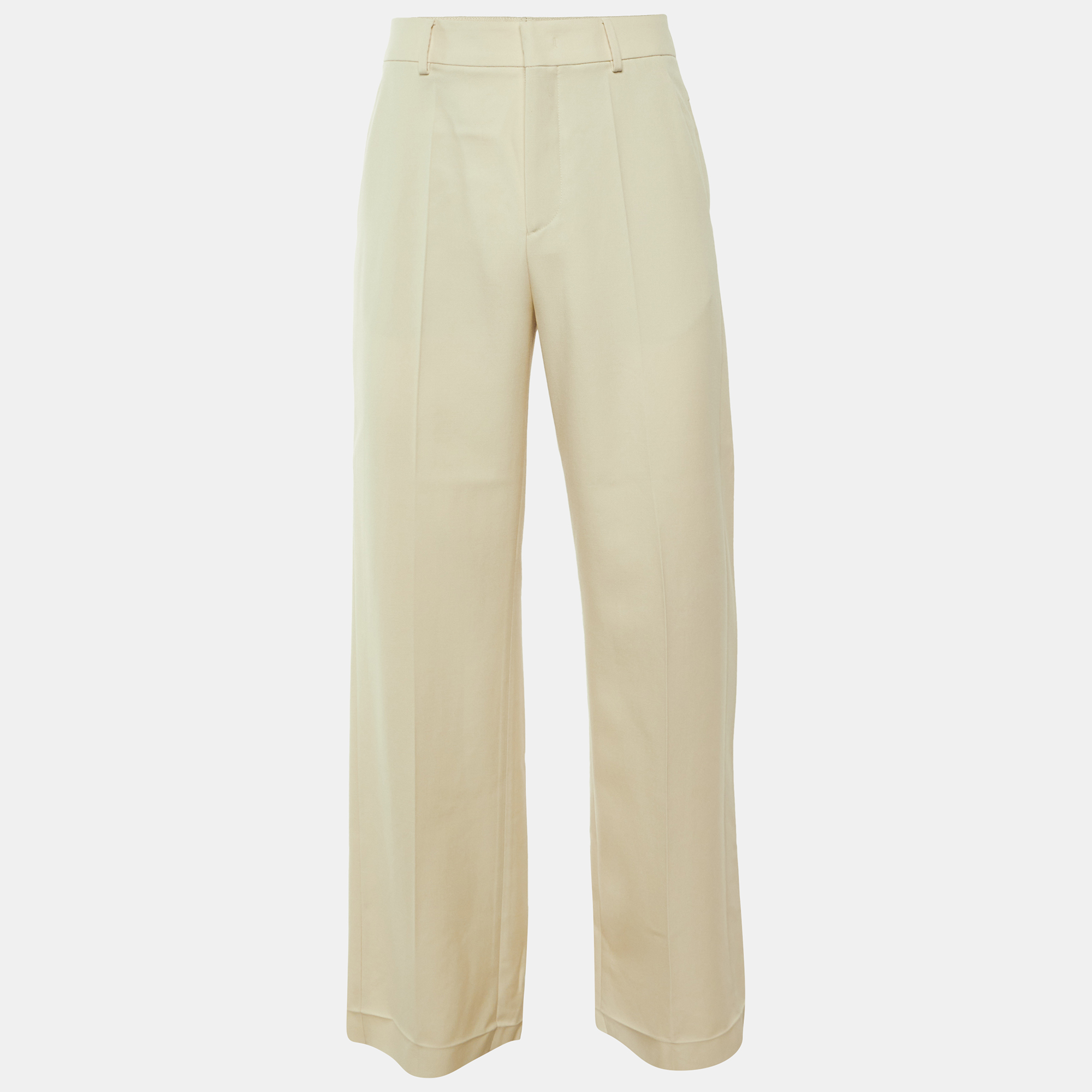 

Valentino Beige Wool Trousers M