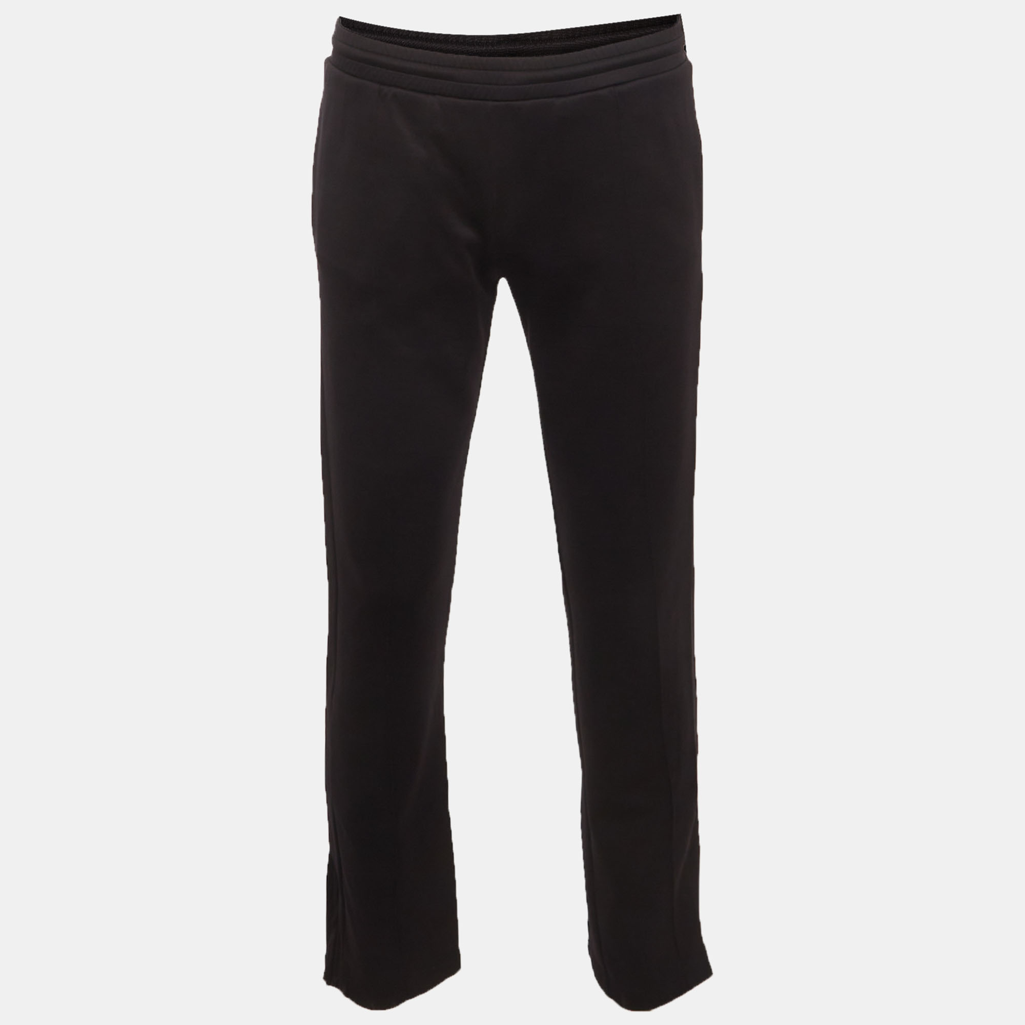 

Valentino Black Jersey Straight Leg Pants M
