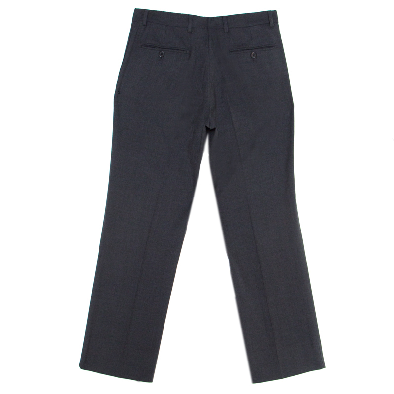 

Valentino Vintage Grey Wool Gabardine Tailored Trousers