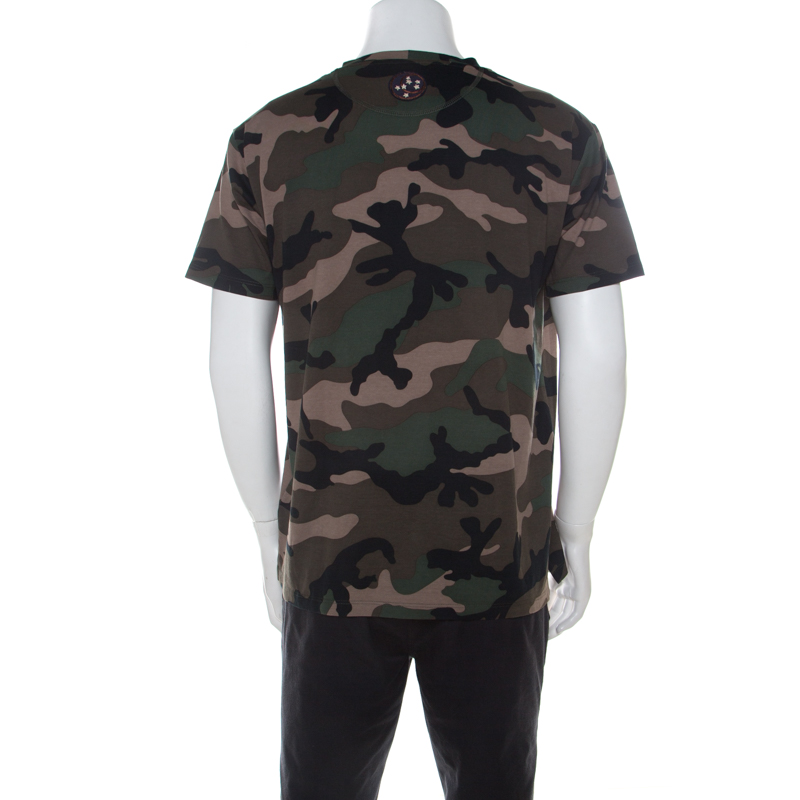 valentino camouflage t shirt