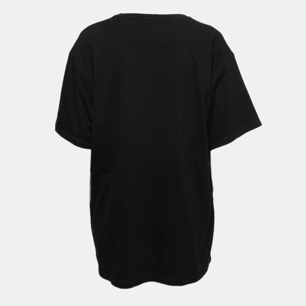 

Valentino Black Cotton Vlogo Dreamers T-Shirt