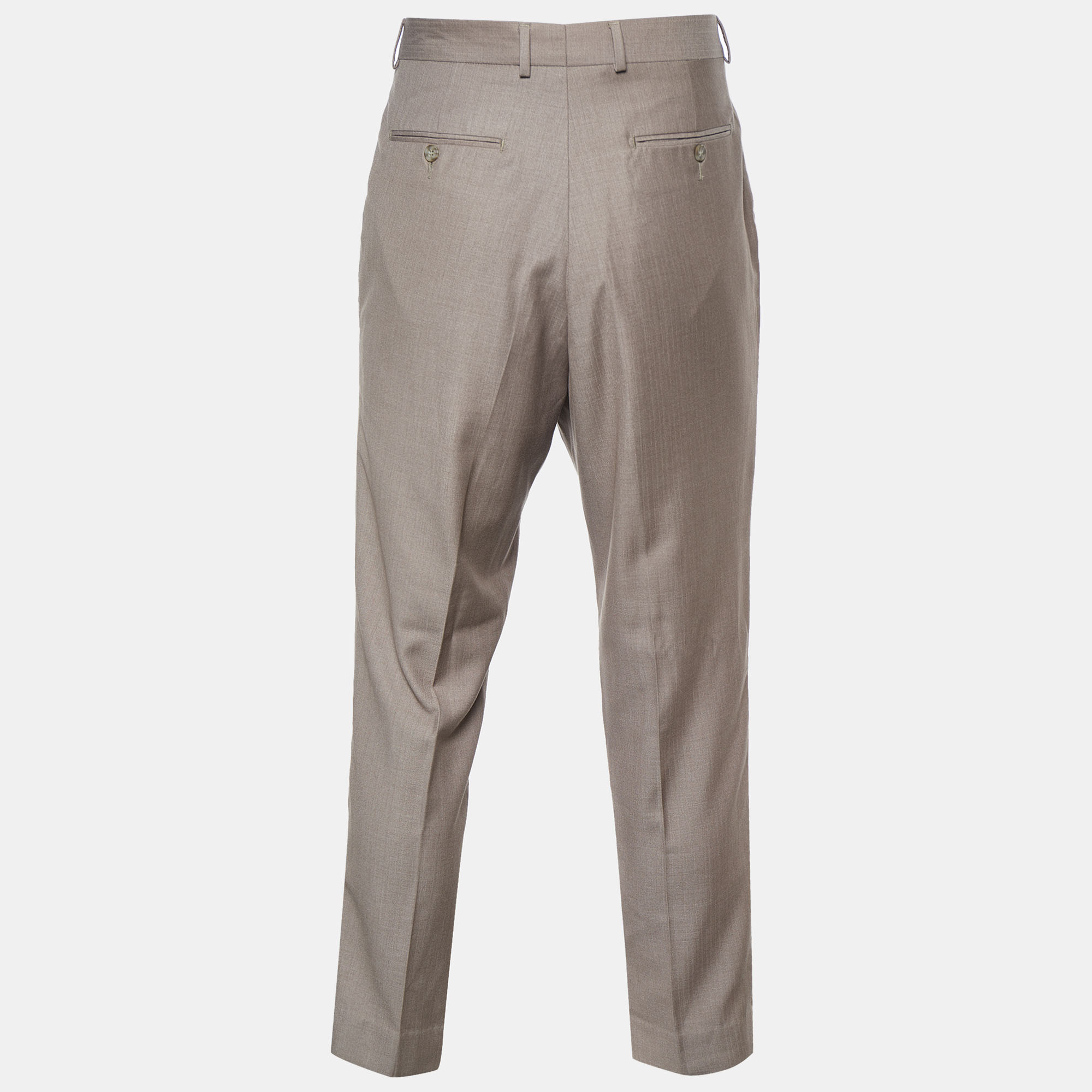 

Valentino Beige Wool Tapered Leg Trousers