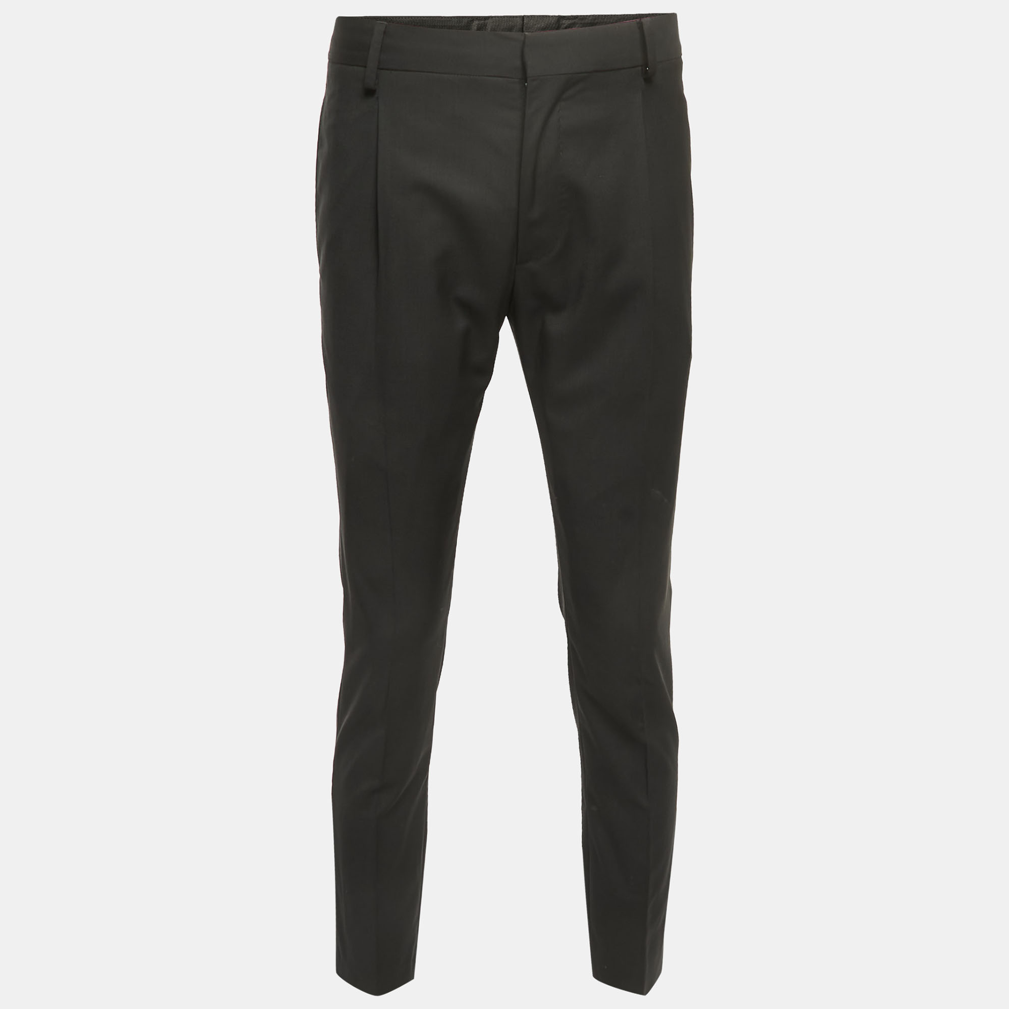 

Valentino Black Wool Tailored Trousers
