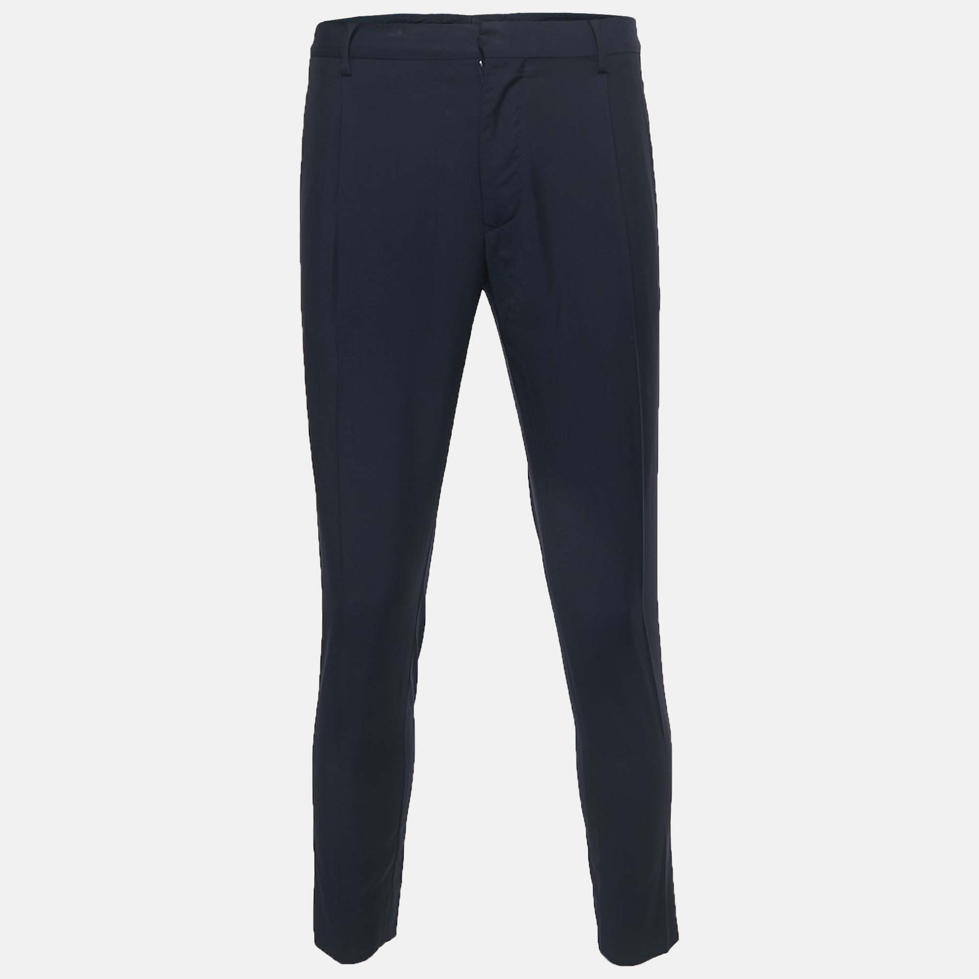 

Valentino Navy Blue Wool Tailored Trousers