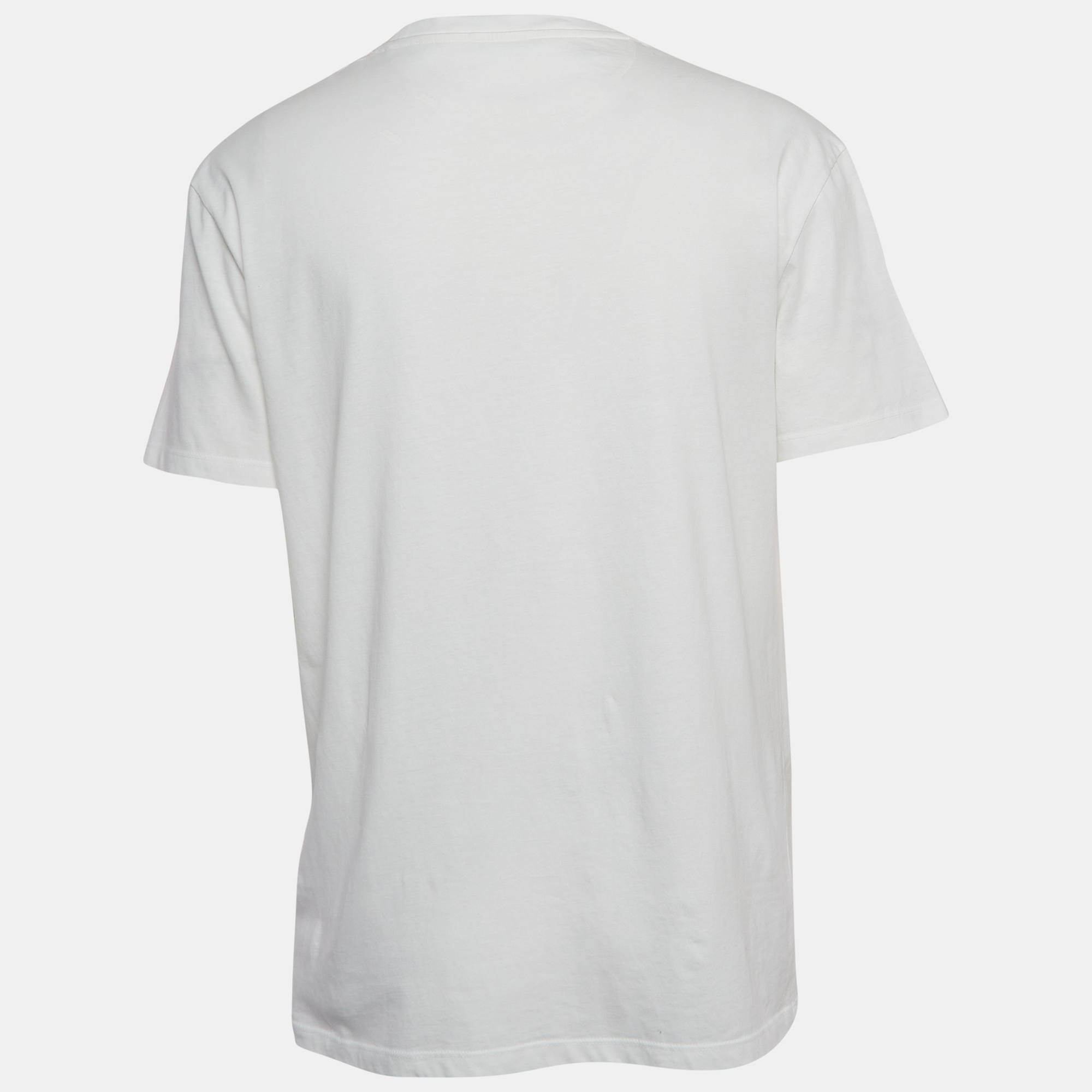 

Valentino White VLTN Print Cotton Half Sleeve T-Shirt