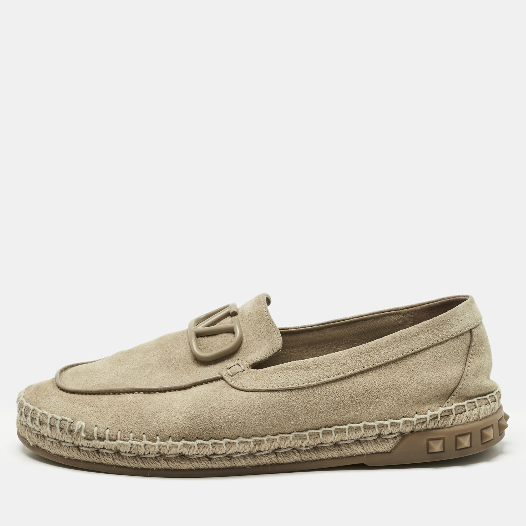 

Valentino Beige Suede Leisure Flows Espadrilles Size