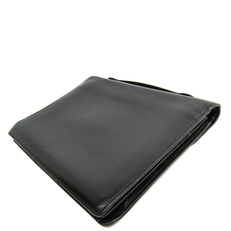 

Valextra Black Leather Briefcase