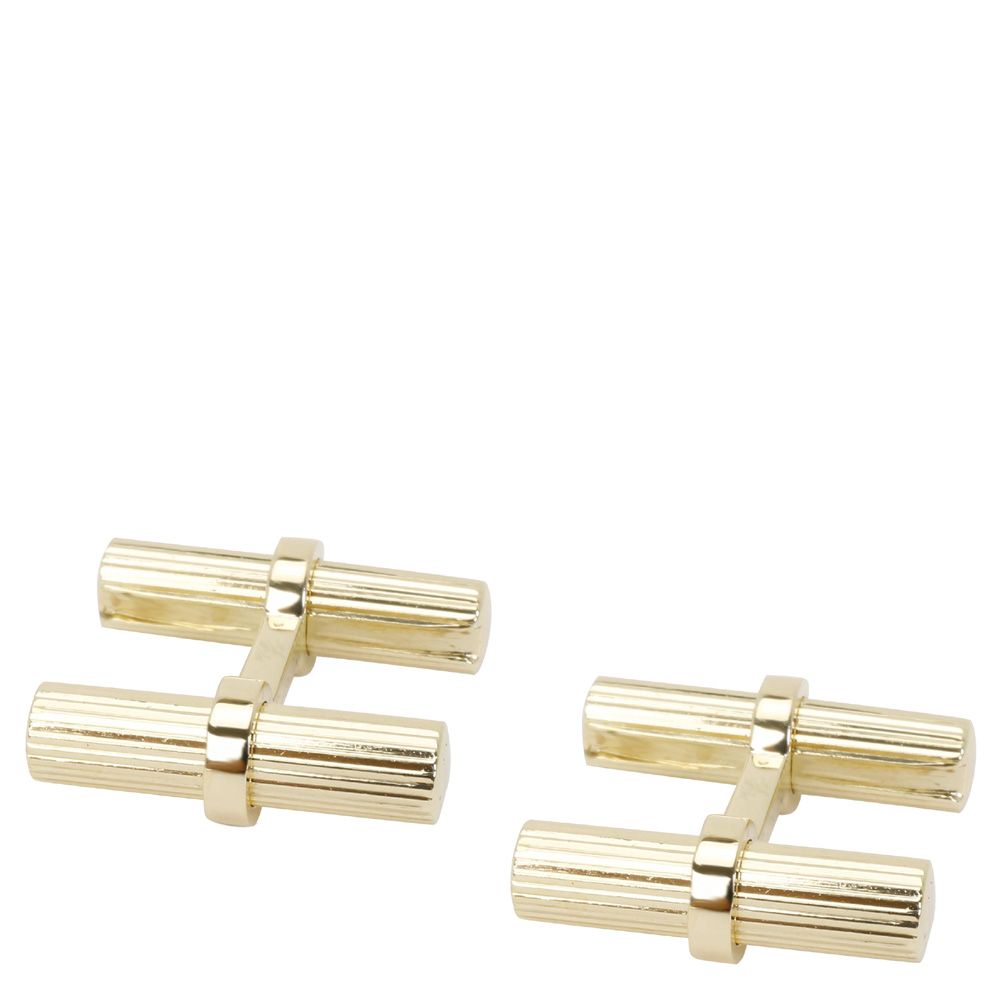 

Van Cleef & Arpels Groved Baton 14K Yellow Gold Cufflinks