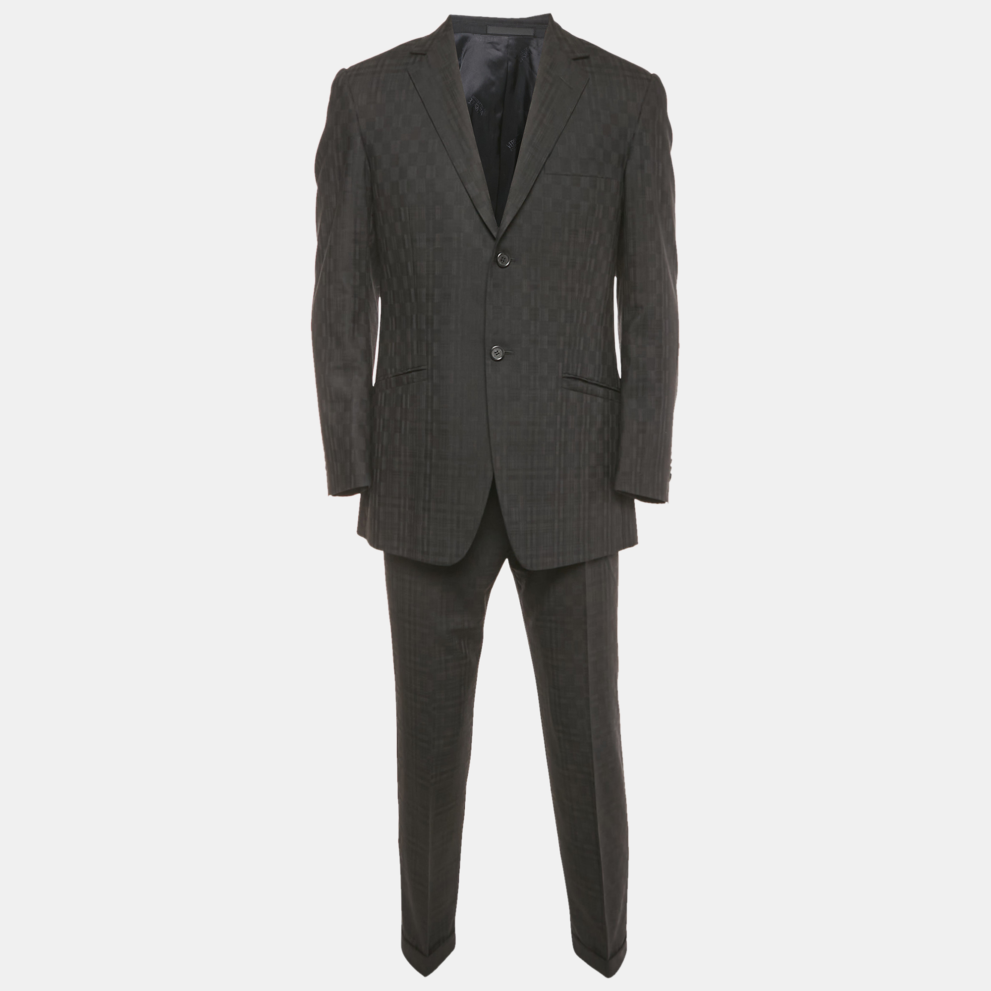 

Versace Collection Black Wool Single Breasted Suit M