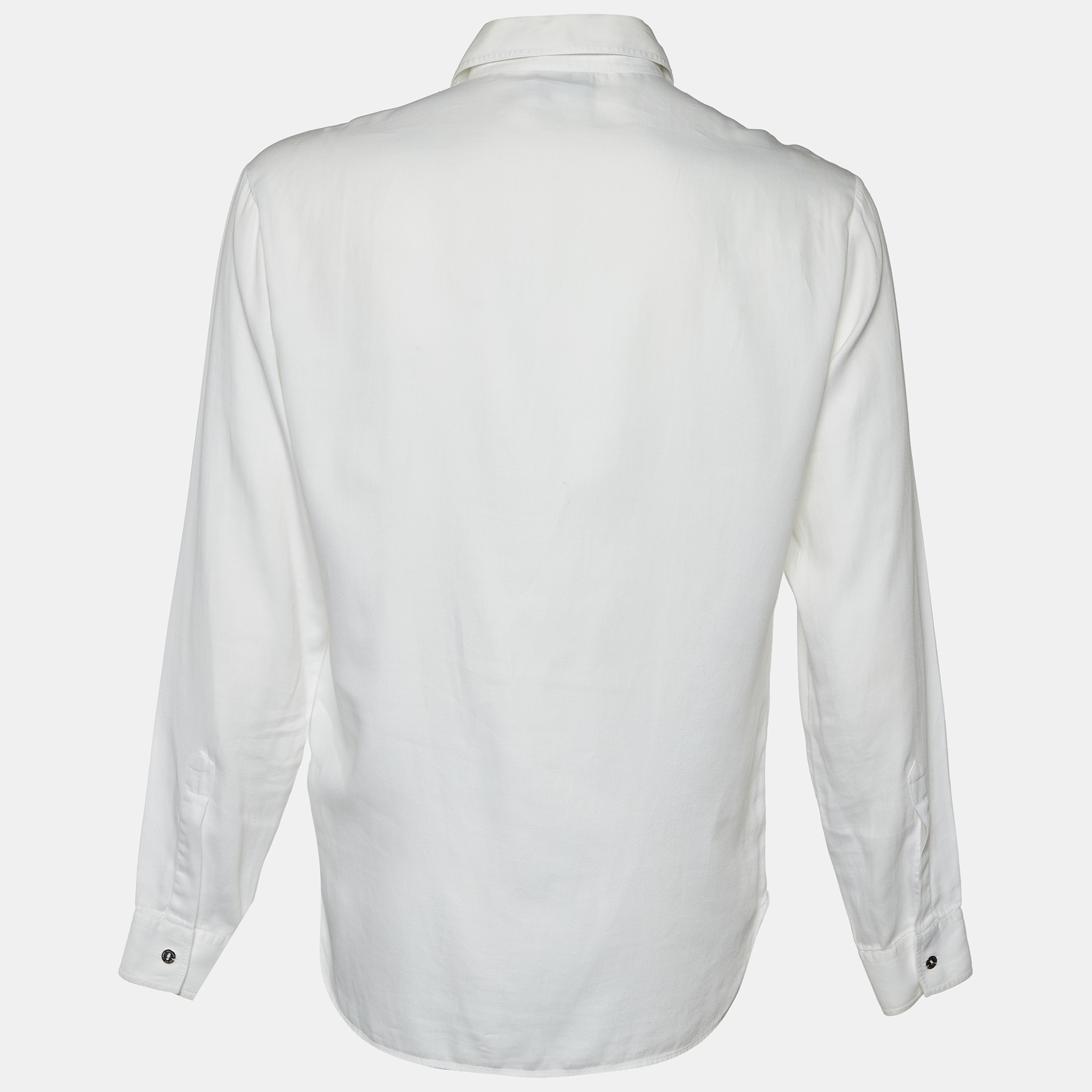 

Versace Jeans Couture White Cotton Button Front Shirt