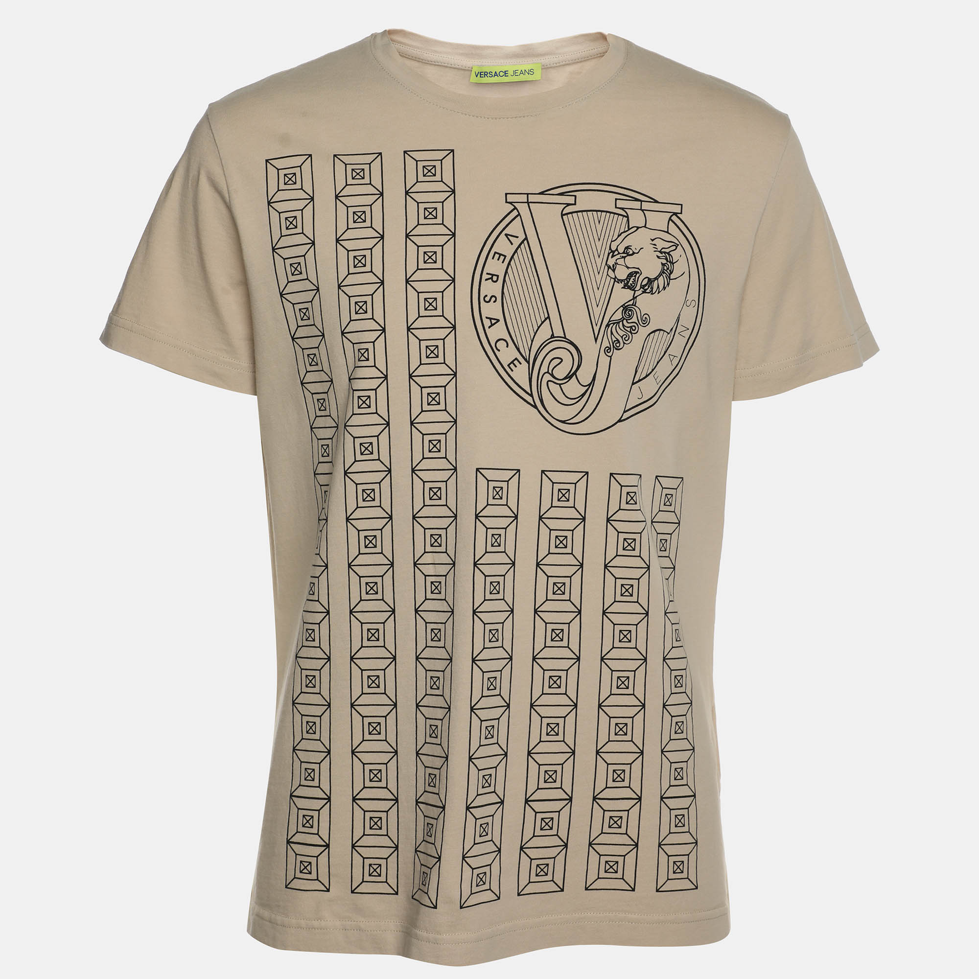 

Versace Jeans Beige Cotton T-Shirt M