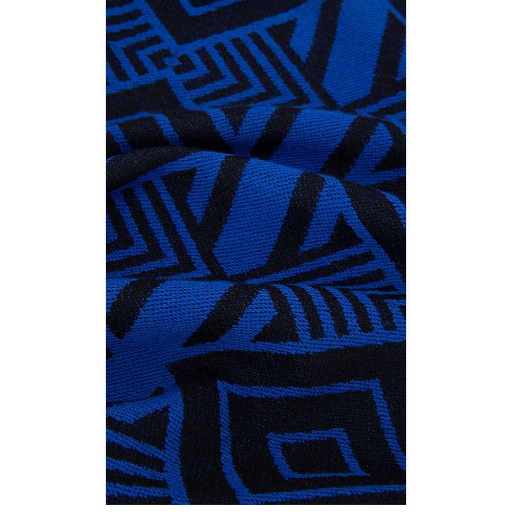 

Versace Blue Geometric Scarf