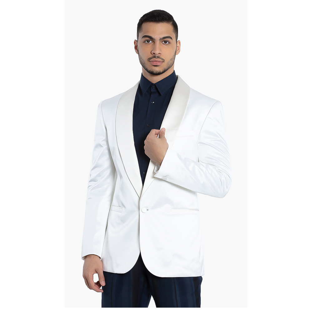Versace White Tailored Fit Suit Jacket L (IT 50) | lupon.gov.ph