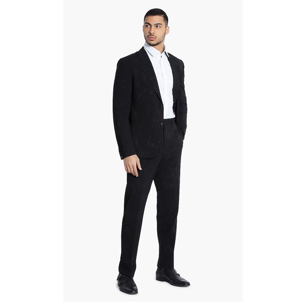 

Versace Black Gianni Tailored Fit Suit  (IT 44