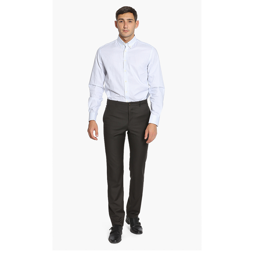 

Versace Grey Buttoned Fly Trousers  (52