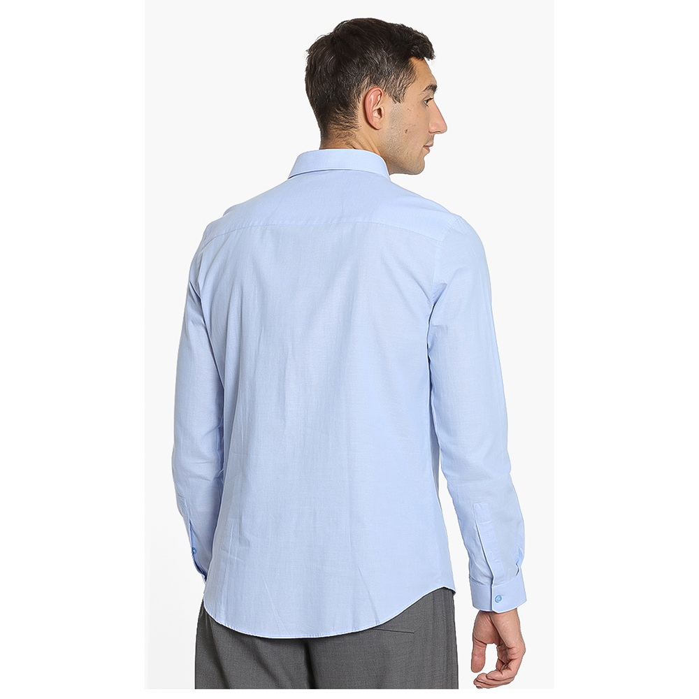 

Versace Blue Trend Solid Dress Shirt  (IT 40