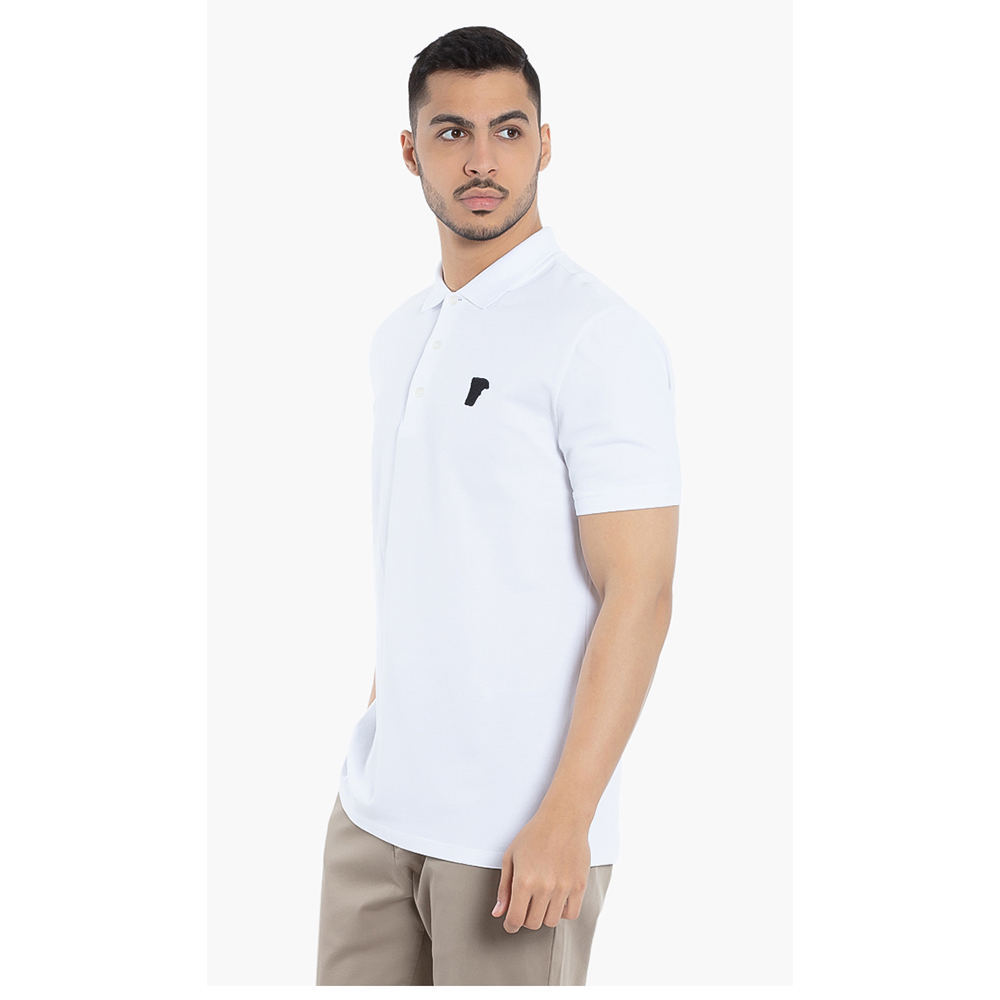 

Versace White Slim Fit Polo Shirt