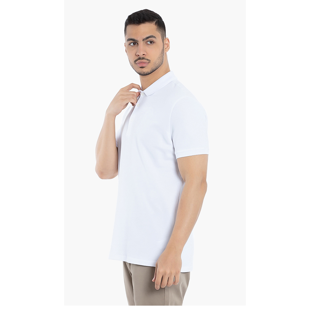 

Versace White Slim Fit Polo Shirt