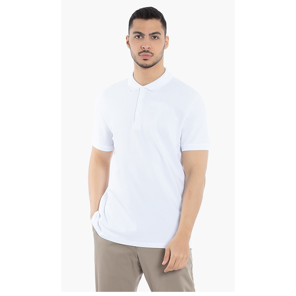 Versace White Slim Fit Polo Shirt XL 