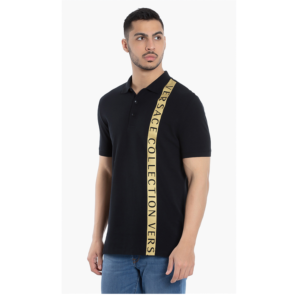 

Versace Black Slim Fit Polo Shirt