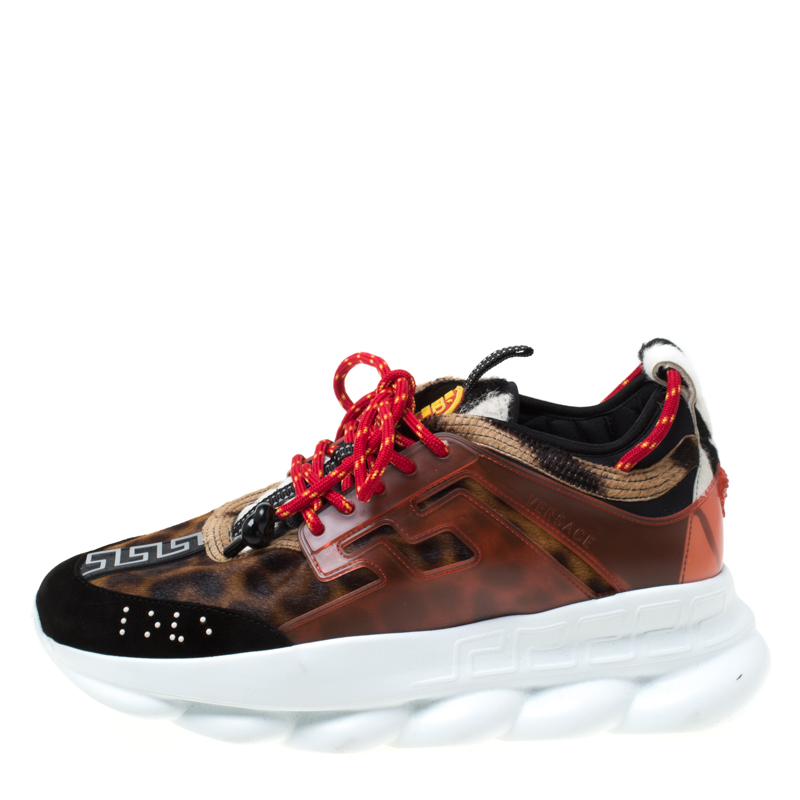 versace leopard print sneakers