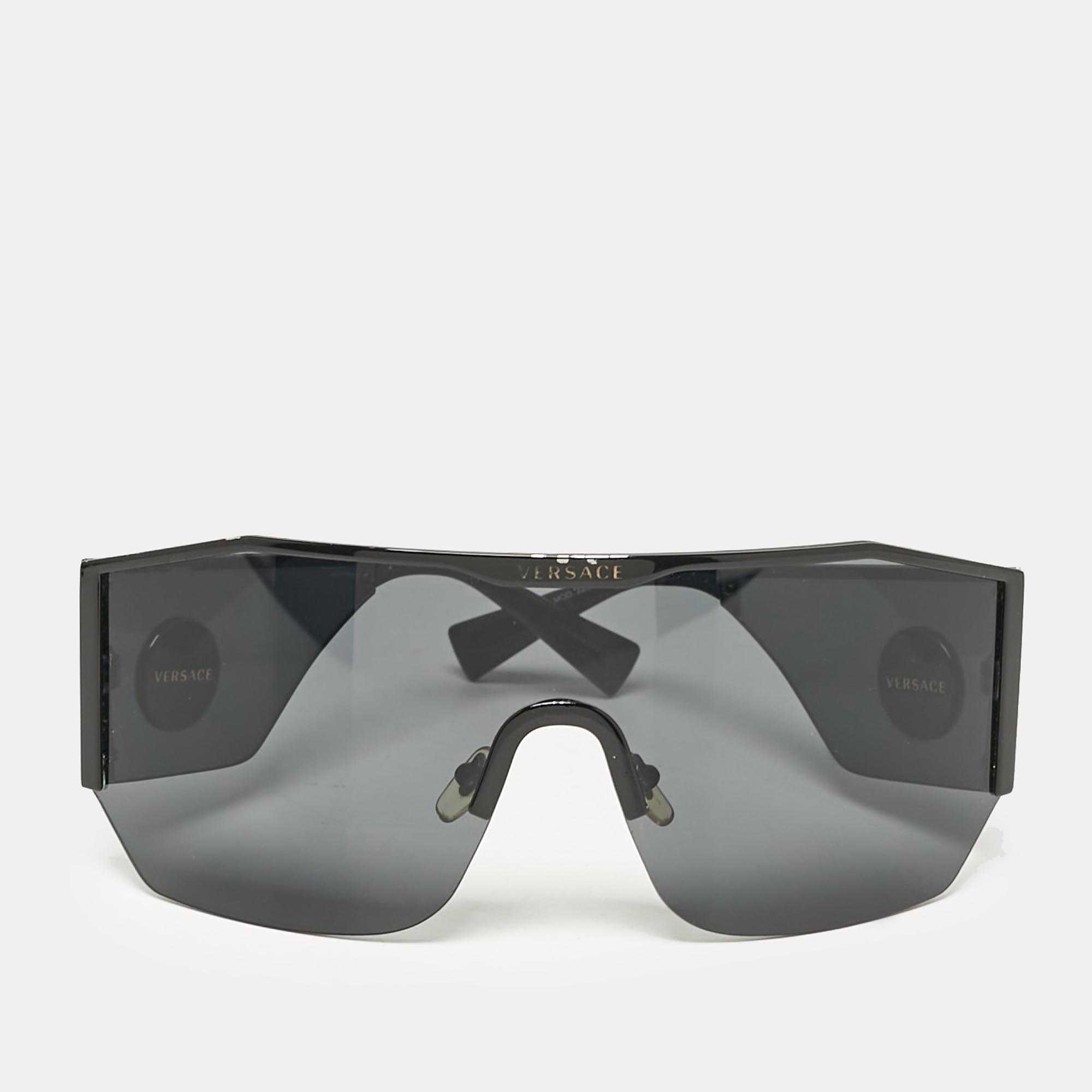 

Versace Black MOD. 2220 Medusa Shield Sunglasses