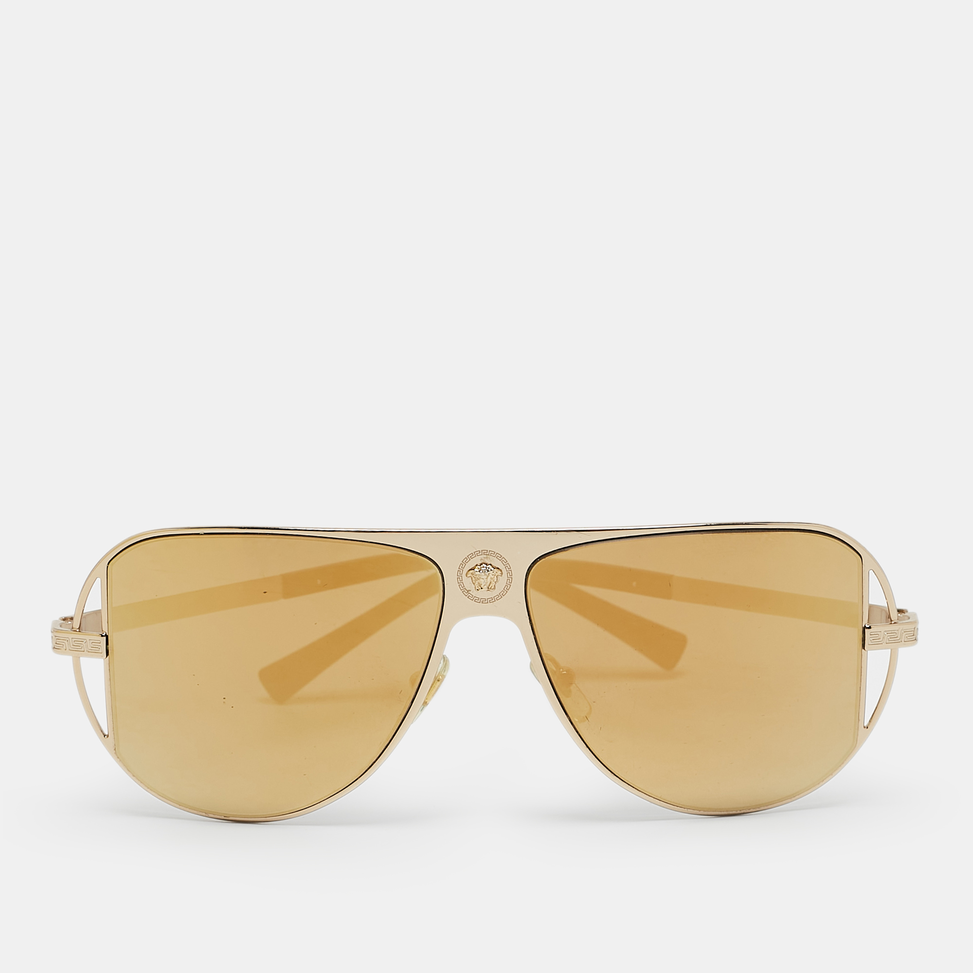 

Versace Gold Mirrored MOD. 2212 Aviator Sunglasses