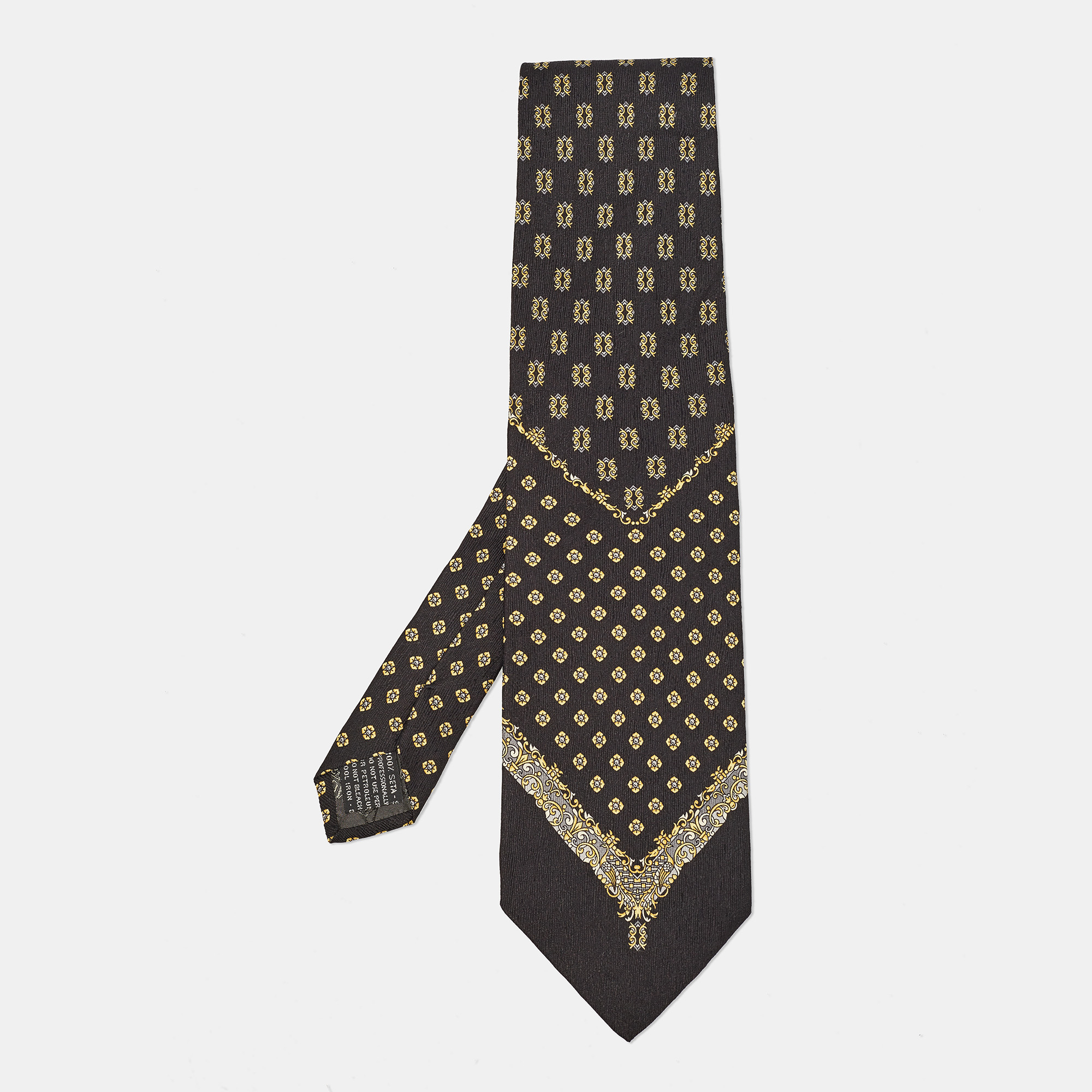 

Versace Multicolor Patterned Silk Classic V2 Tie