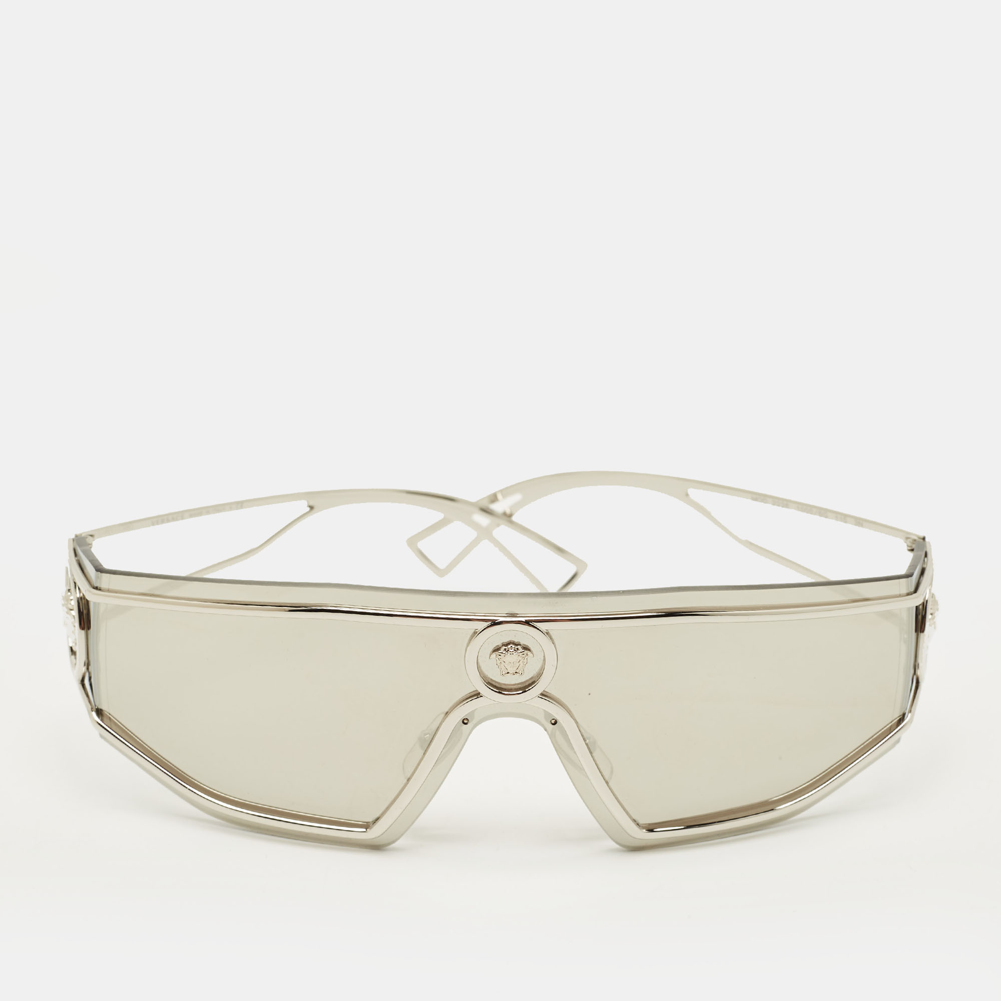 

Versace Silver MOD 2226 Medusa Shield Sunglasses