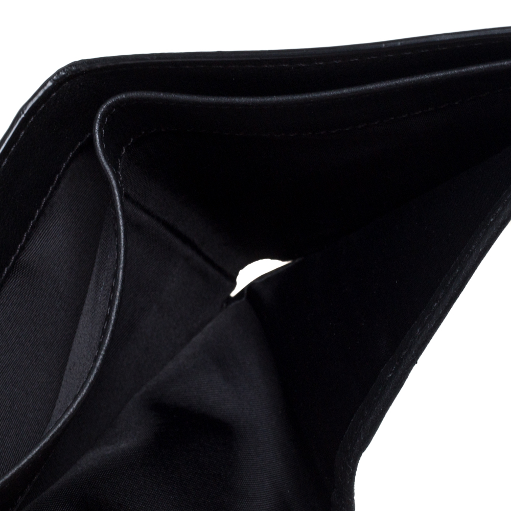 

Versace Black Studded Patent Leather Medusa Bifold Wallet