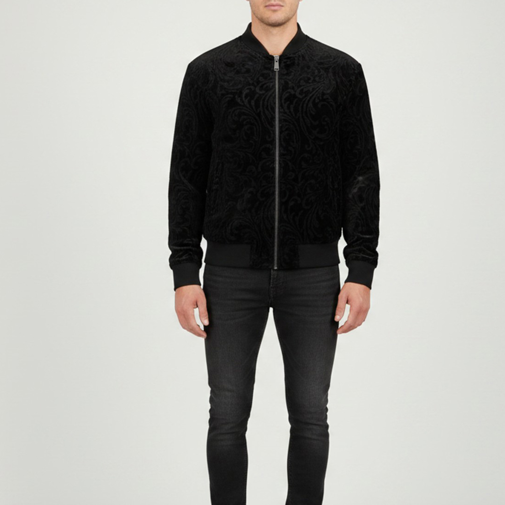

Versace Black Jacquard Baroque Jacket