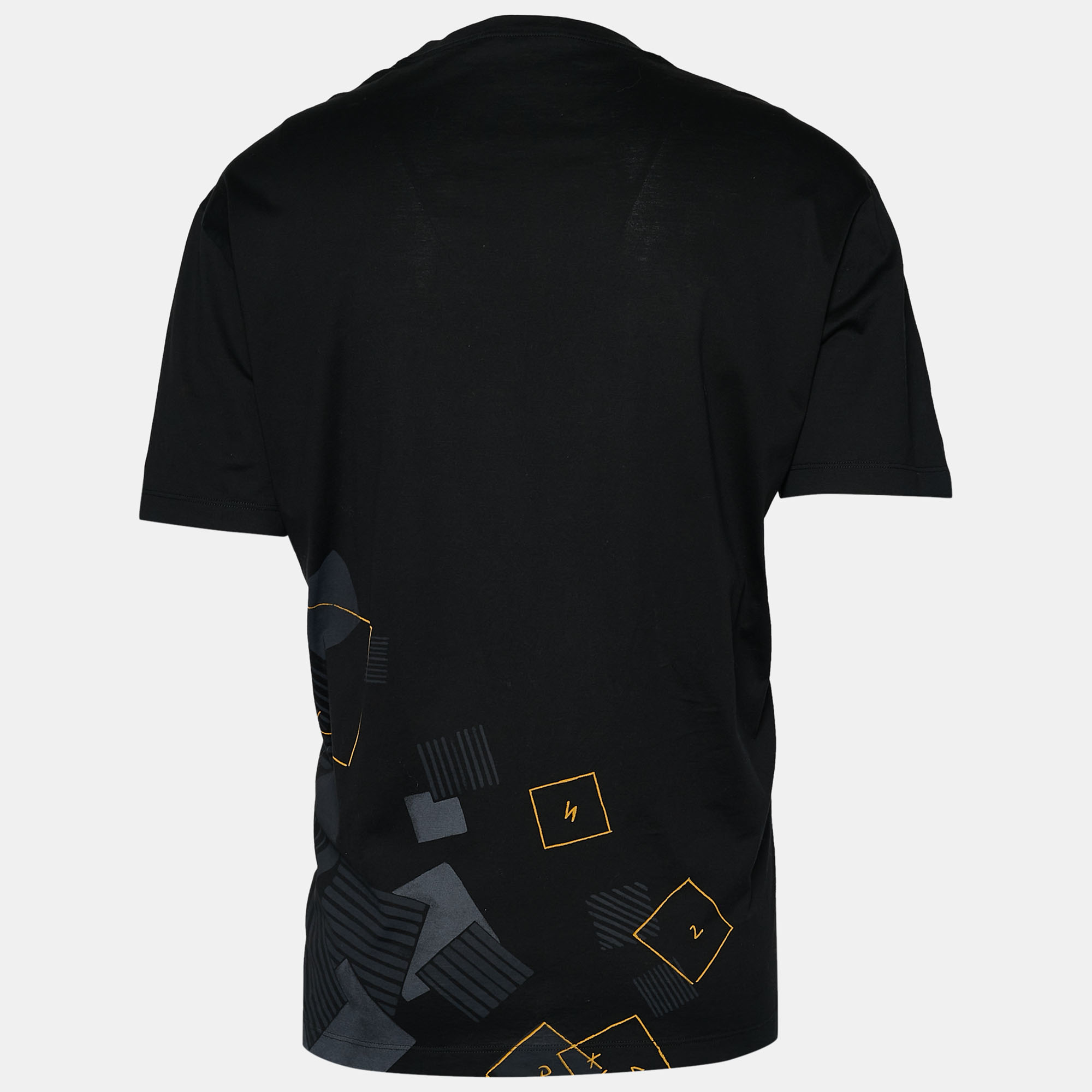 

Versace Black Medusa Printed Crew Neck T-Shirt