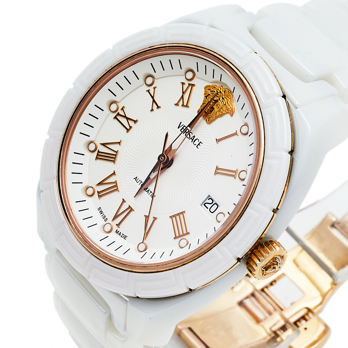 

Versace White Ceramic Stainless Steel DV One