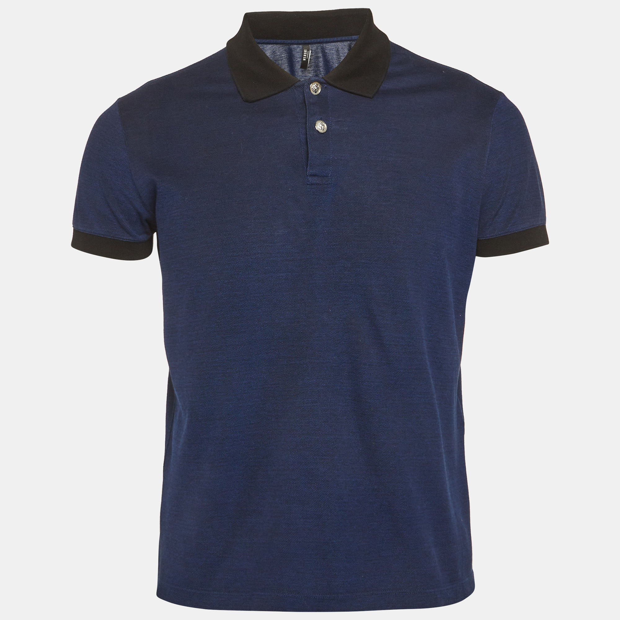 

Versus Versace Blue Pique Polo T-Shirt M
