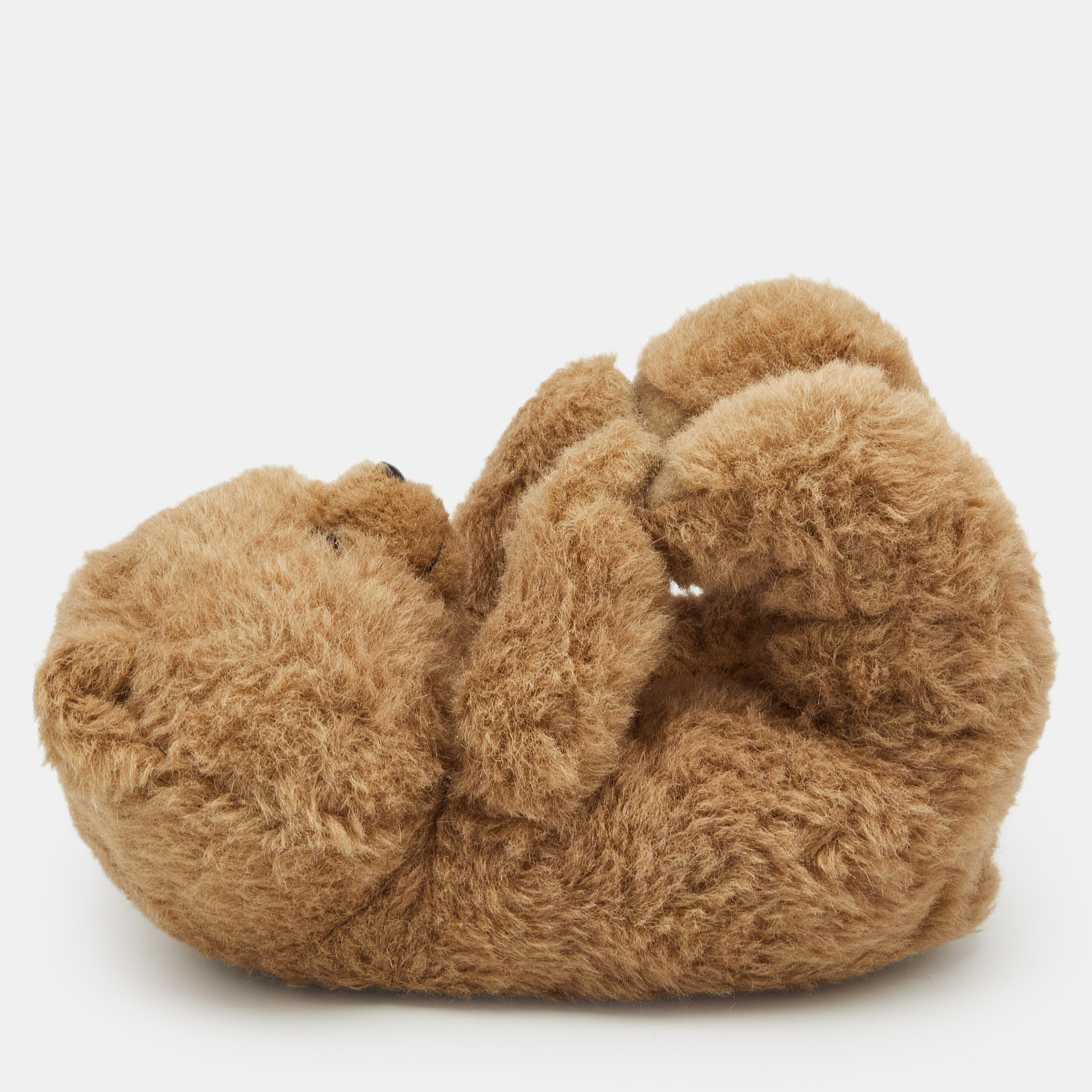 

Vetements Brown Fur Hug Me Teddy Bear Slippers Size