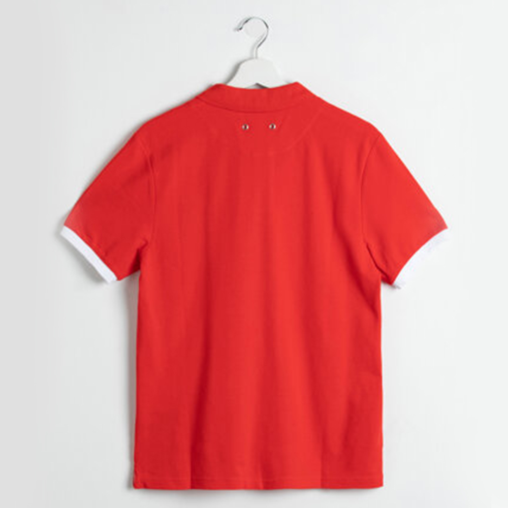 

Vilebrequin Red Palatin Solid Cotton Pique Polo  (Available for UAE Customers Only