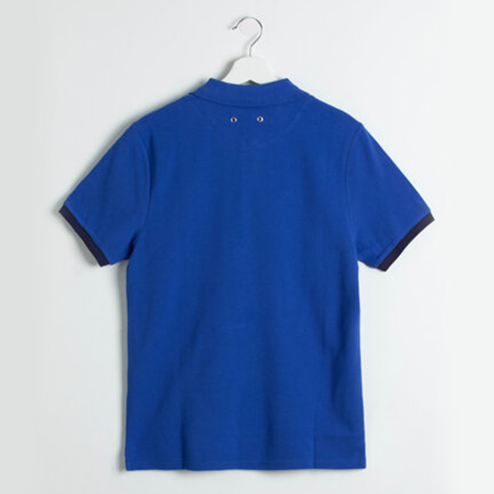 

Vilebrequin Blue Palatin Solid Cotton Pique Polo  (Available for UAE Customers Only
