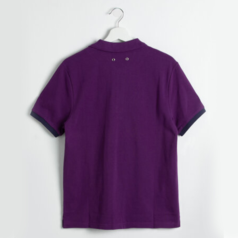 

Vilebrequin Purple Palatin Solid Cotton Pique Polo  (Available for UAE Customers Only