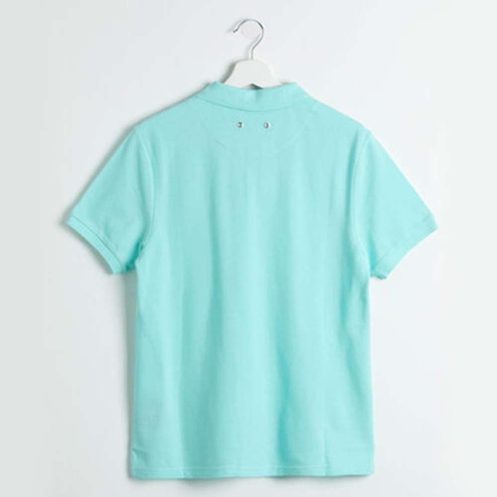 

Vilebrequin Blue Palatin Lagon Cotton Pique Polo  (Available for UAE Customers Only