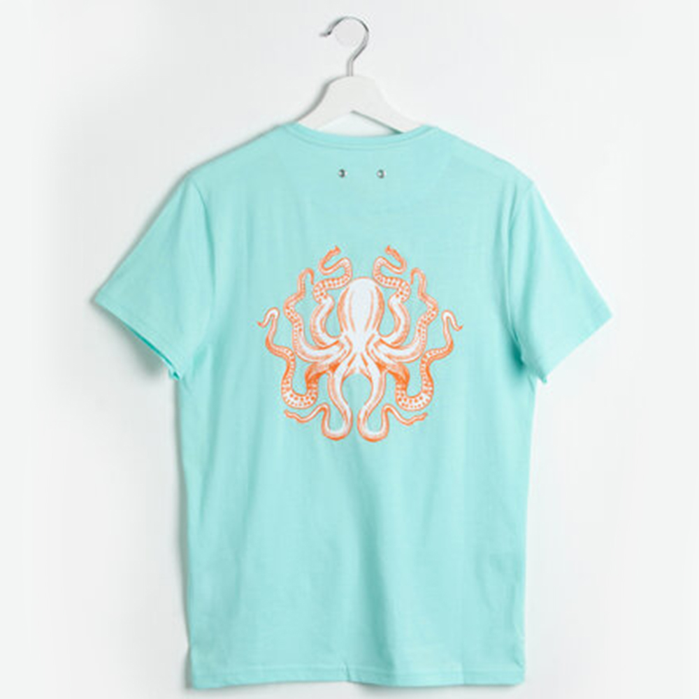 

Vilebrequin Blue Tao Octopus Lagon T-shirt  (Available for UAE Customers Only