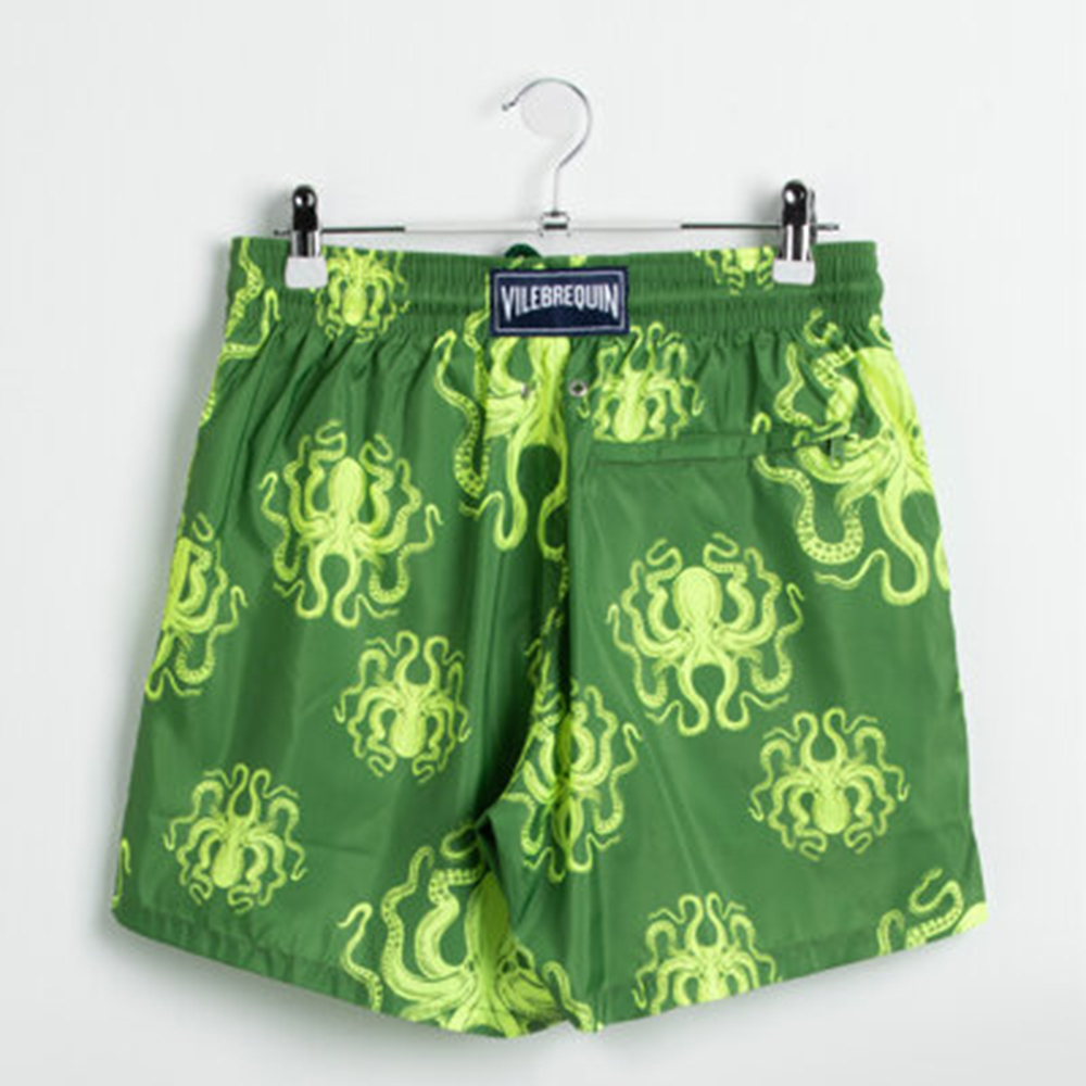 

Vilebrequin Green Octopus Print Swim Trunks  (Available for UAE Customers Only