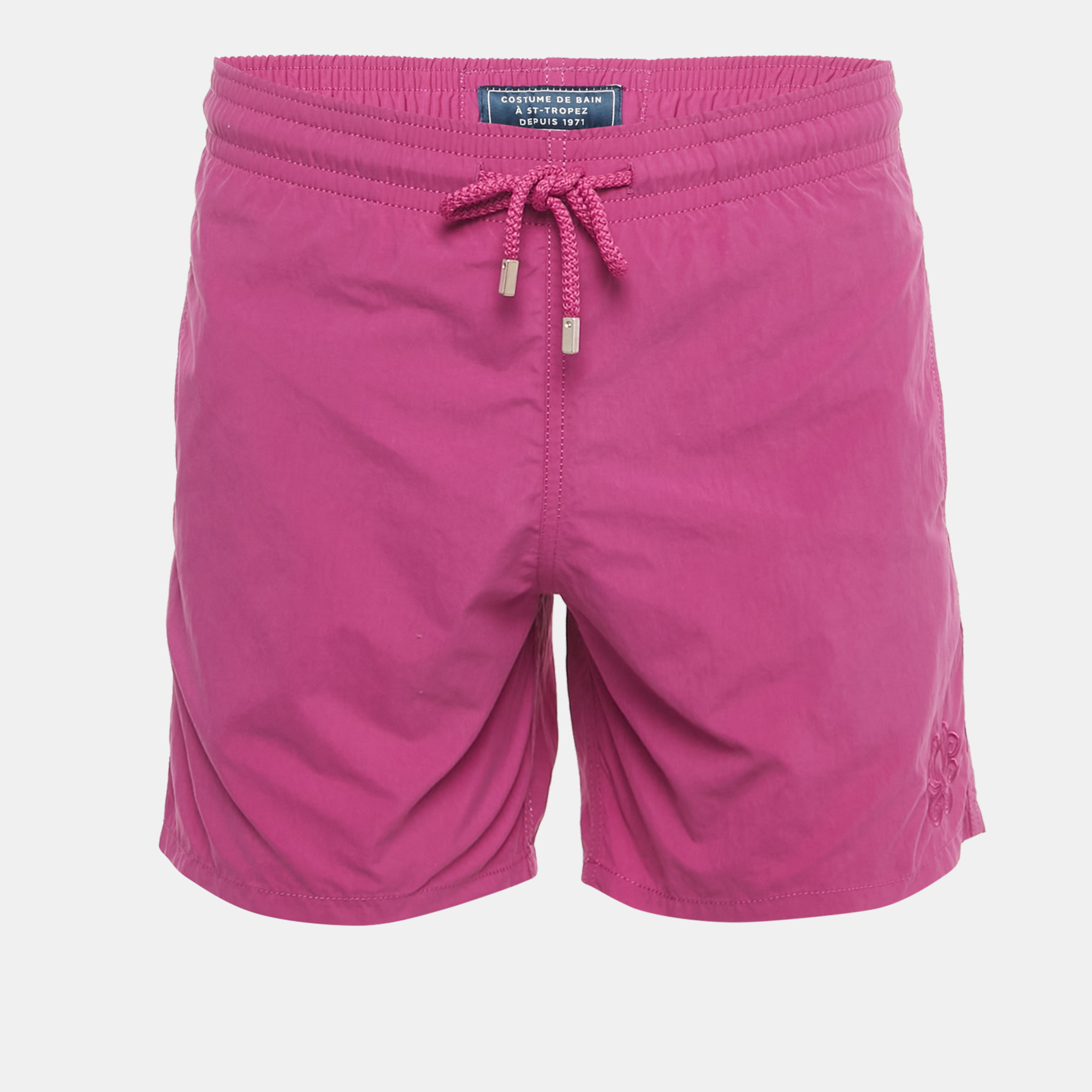 

Vilebrequin Magenta Pink Synthetic Swim Shorts S