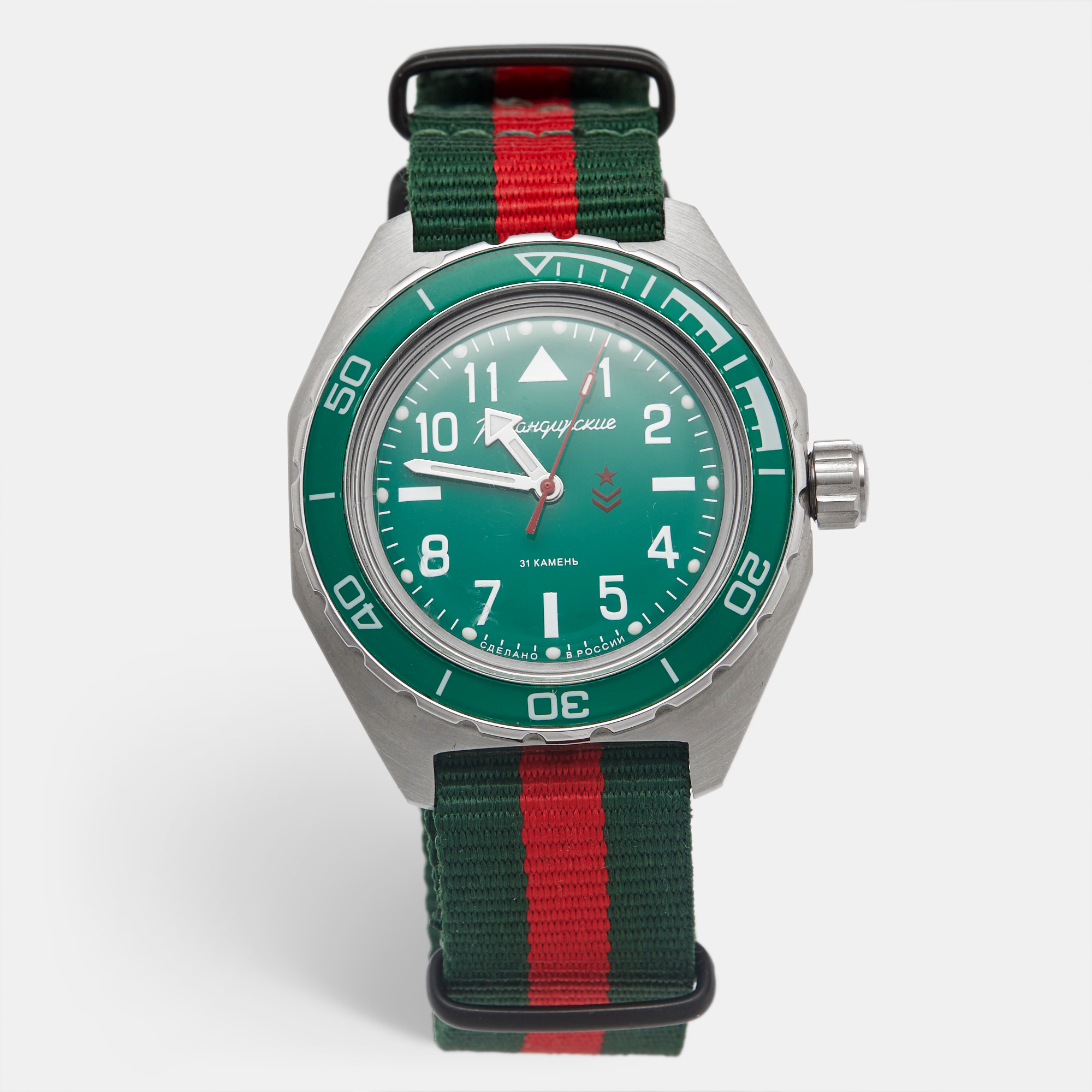 

Vostok Komandirskie Military, Green