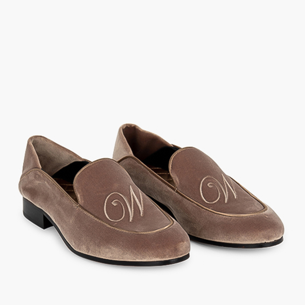 

Weekend Max Mara Beige Polyester/Leather Dante Loafers Size EU