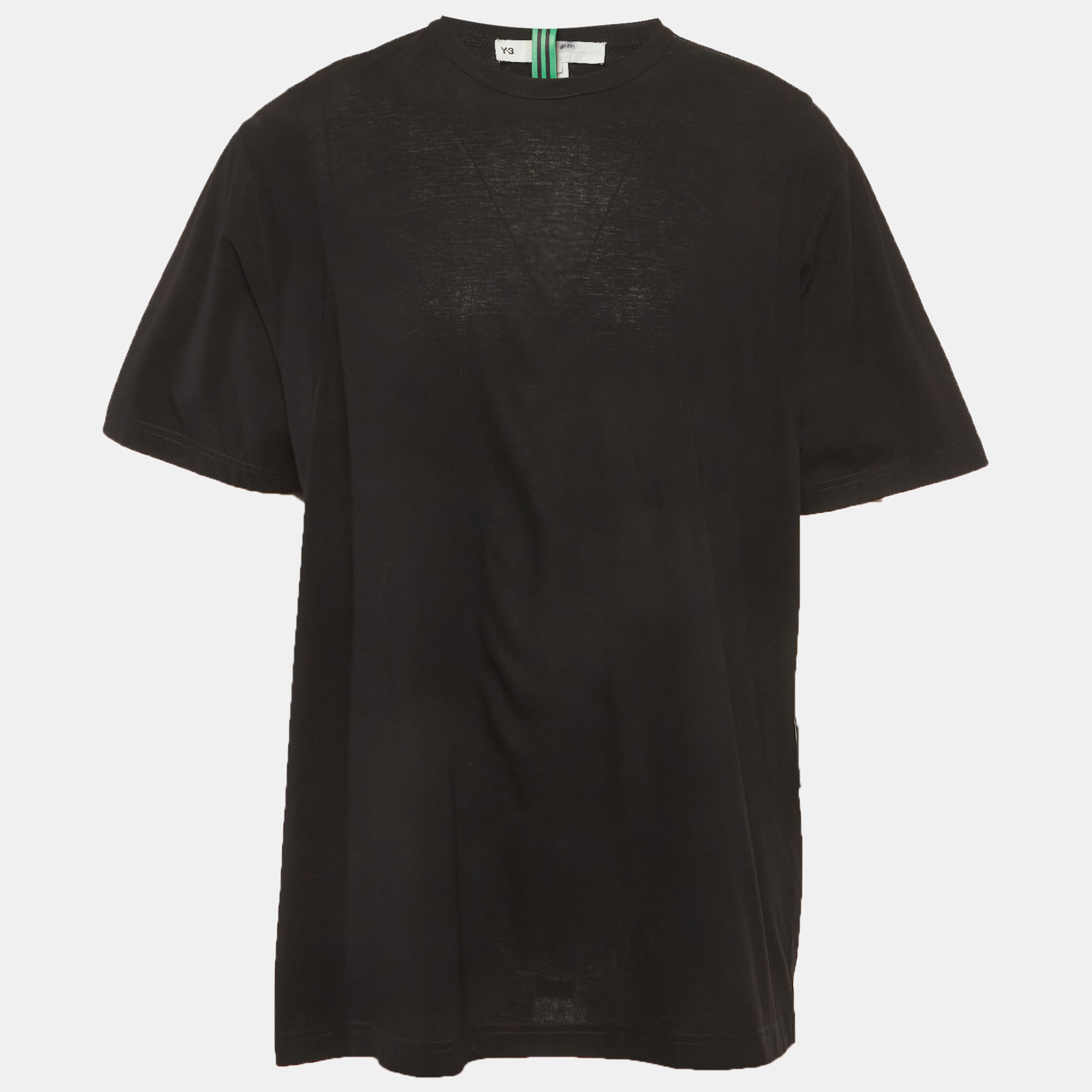

Y-3 Black Jersey Crewneck T-Shirt S