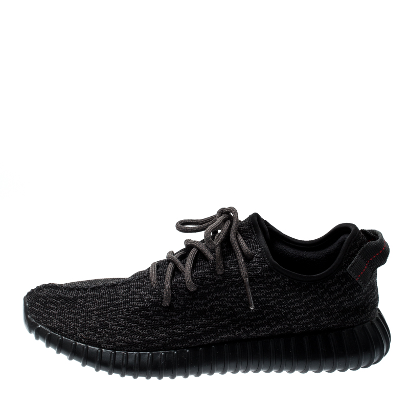 

Yeezy x Adidas Pirate Black Cotton Knit Boost 350 Sneakers Size